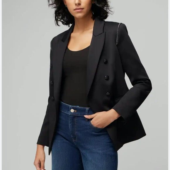 nwt white house black market embellished studio blazer jacket $230 retail 2 6 12 - Picture 2 of 4